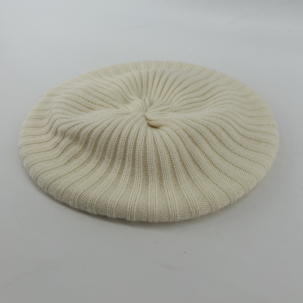 Vtg 90s ISOTONER Tam Beret Hat Knit Slouchy Winter Cap French Girl Cozy Retro